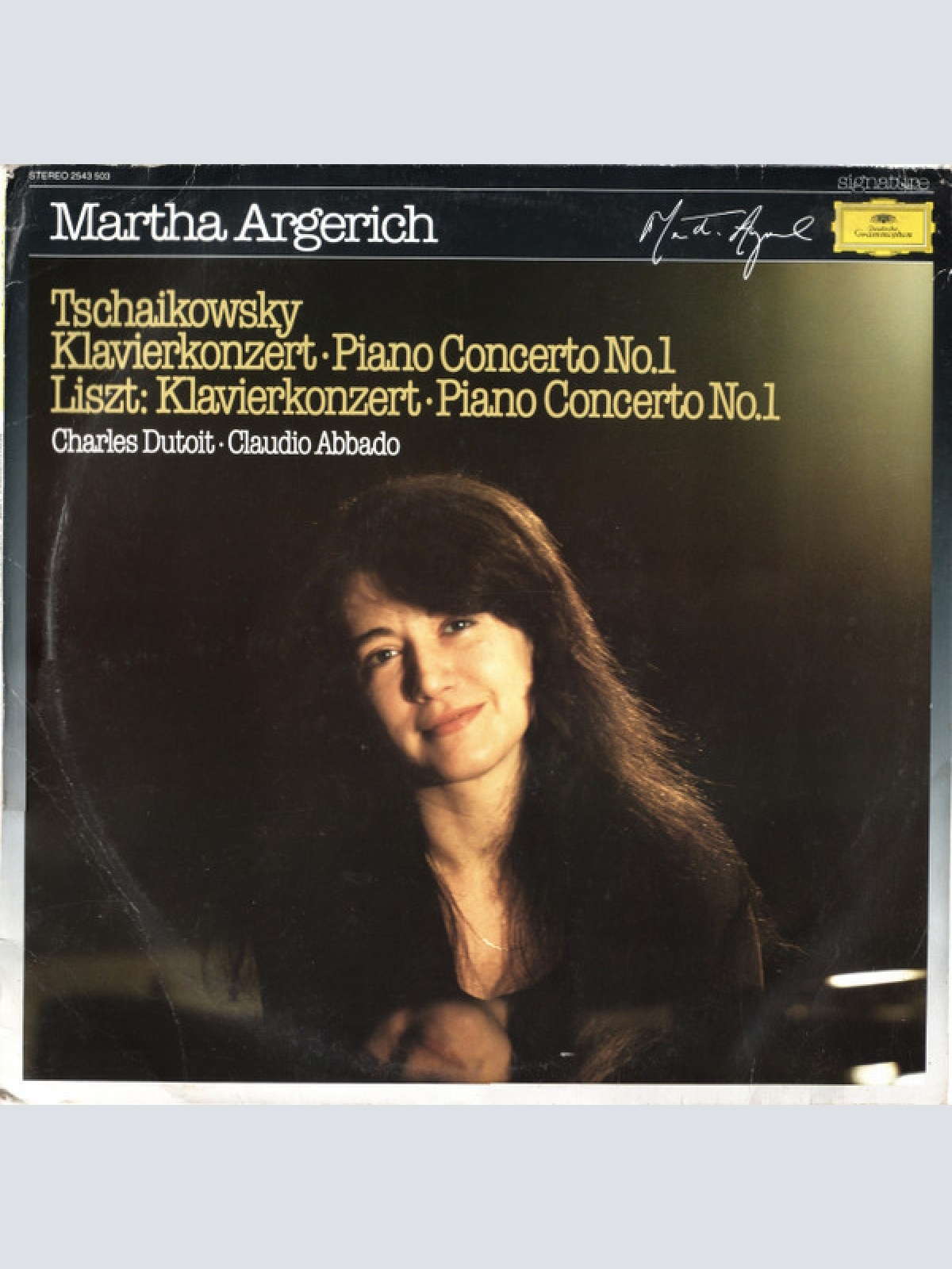Vinyl / Tschaikowsky* • Liszt* - Martha Argerich, Charles Dutoit, Claudio Abbado - Klavierkonzert • Piano Concerto No.1