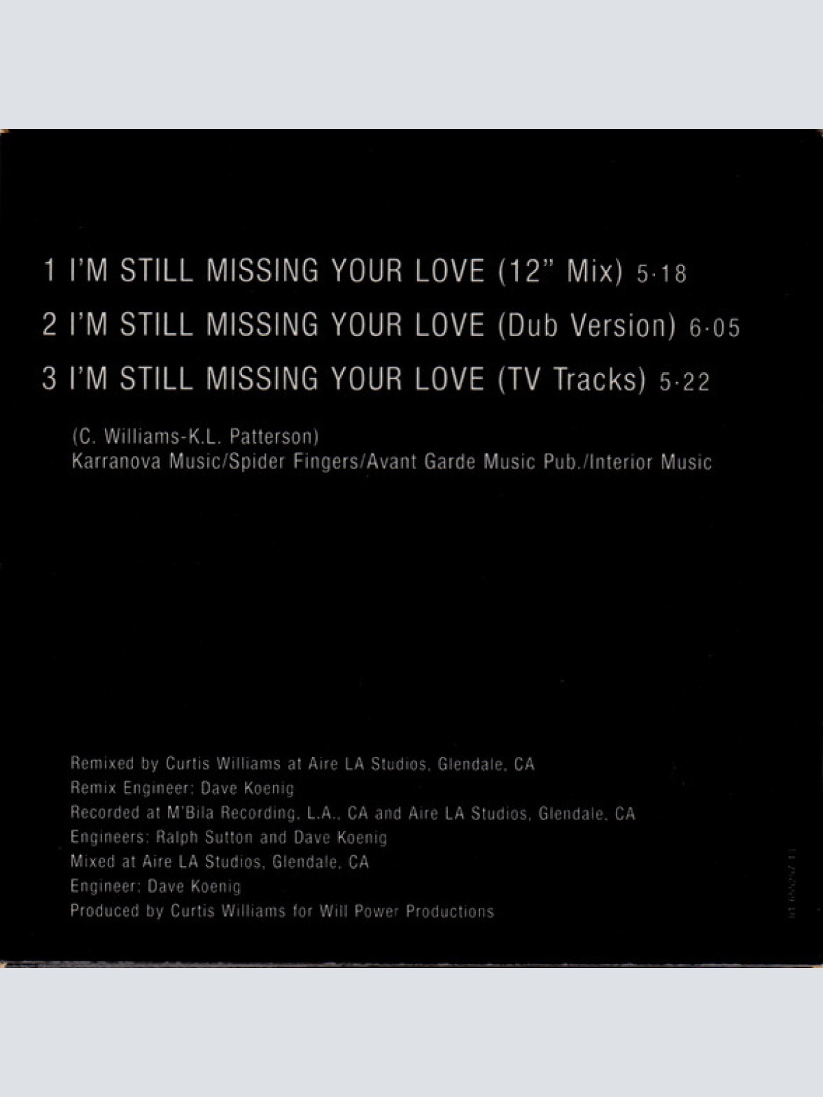 CD / The S.O.S. Band - I'm Still Missing Your Love