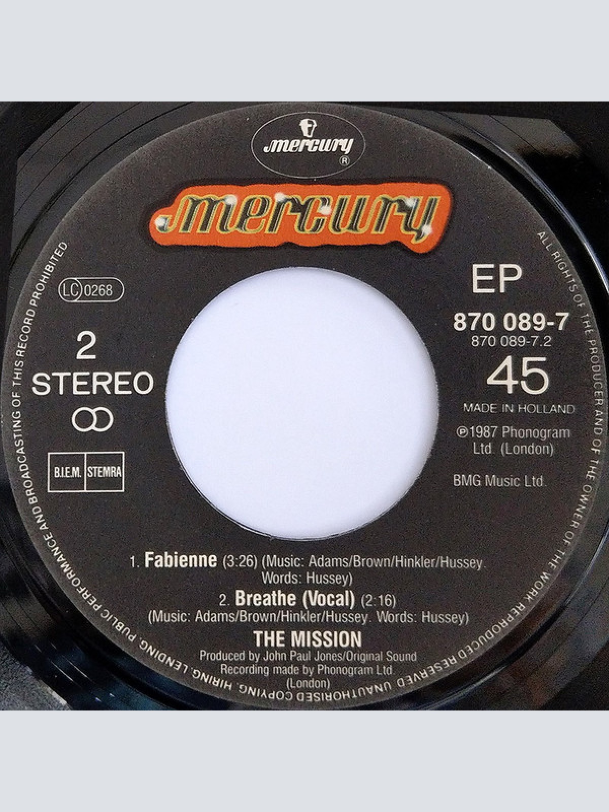 Vinyl / The Mission - Tower Of Strength