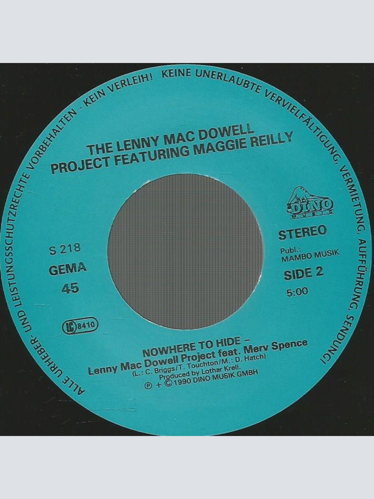 Vinyl / The Lenny MacDowell Project* Featuring Maggie Reilly - What About Tomorrows Children
