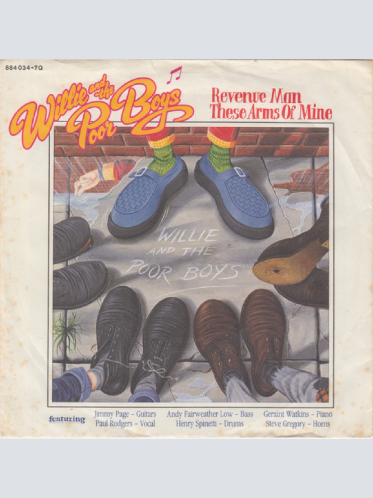 Vinyl / Willie And The Poor Boys - Revenue Man / These Arms Of Mine