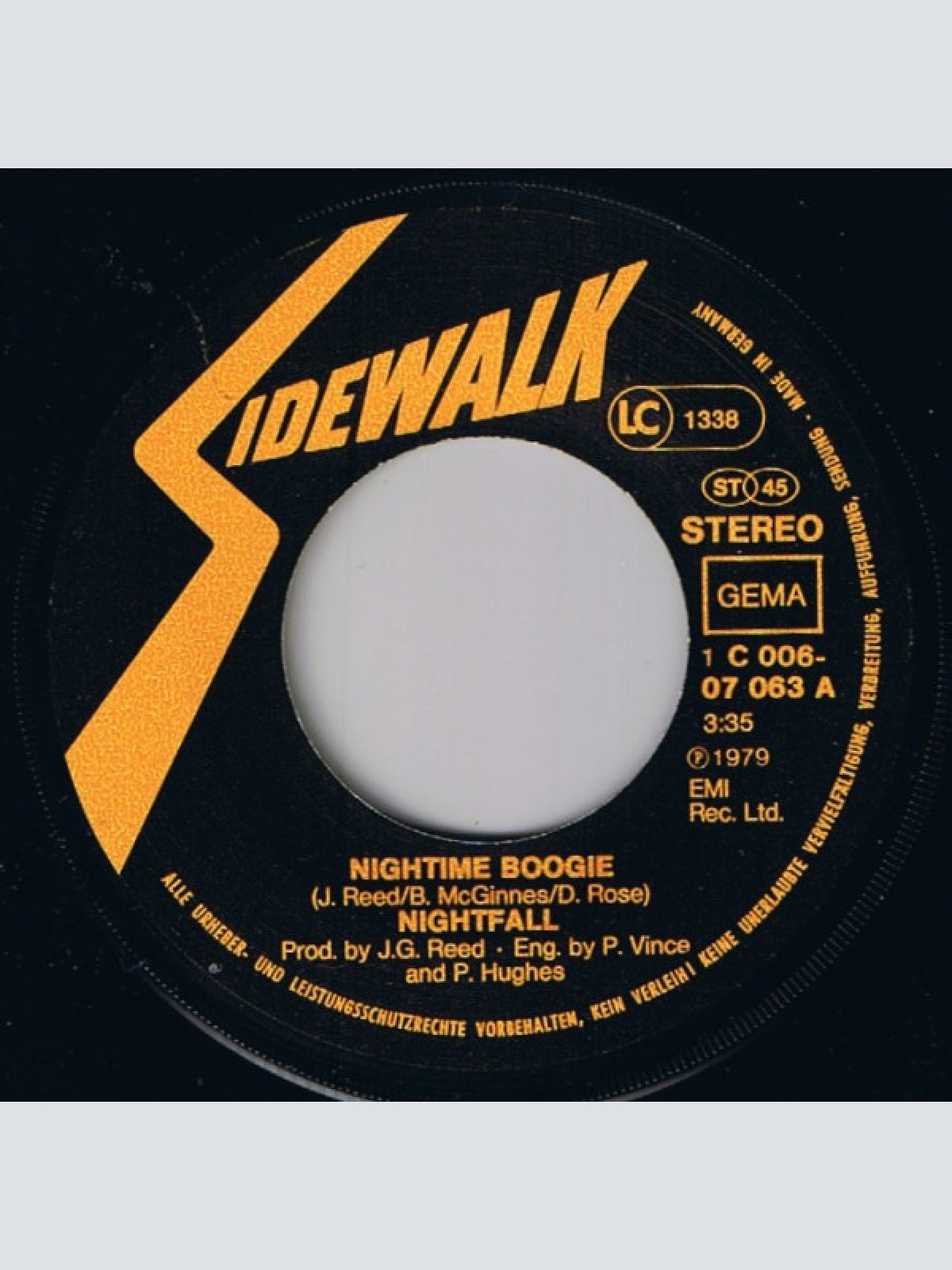 Vinyl / Nightfall (4) - Nightime Boogie