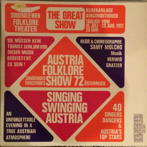 Vinyl / Austria Folklore Show-Sänger, Austria Folklore Show-Orchester, Herwig Gratzer - Austria Folklore Show 1972