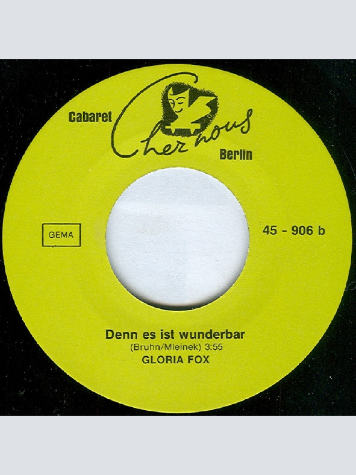 Vinyl / Gloria Fox - Denn Es Ist Wunderbar