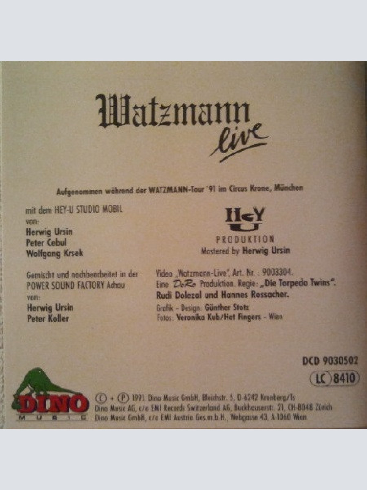 CD / Ambros* ᐧ Tauchen* ᐧ Fälbl* - Watzmann Live
