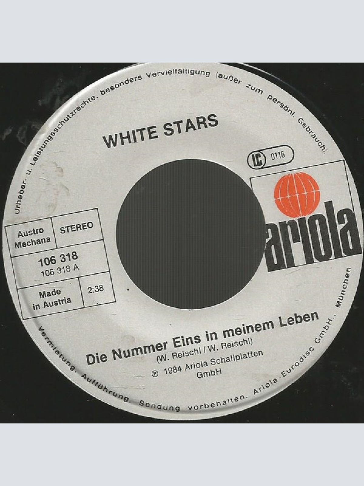 Vinyl / White Stars - Die Nummer Eins In Meinem Leben