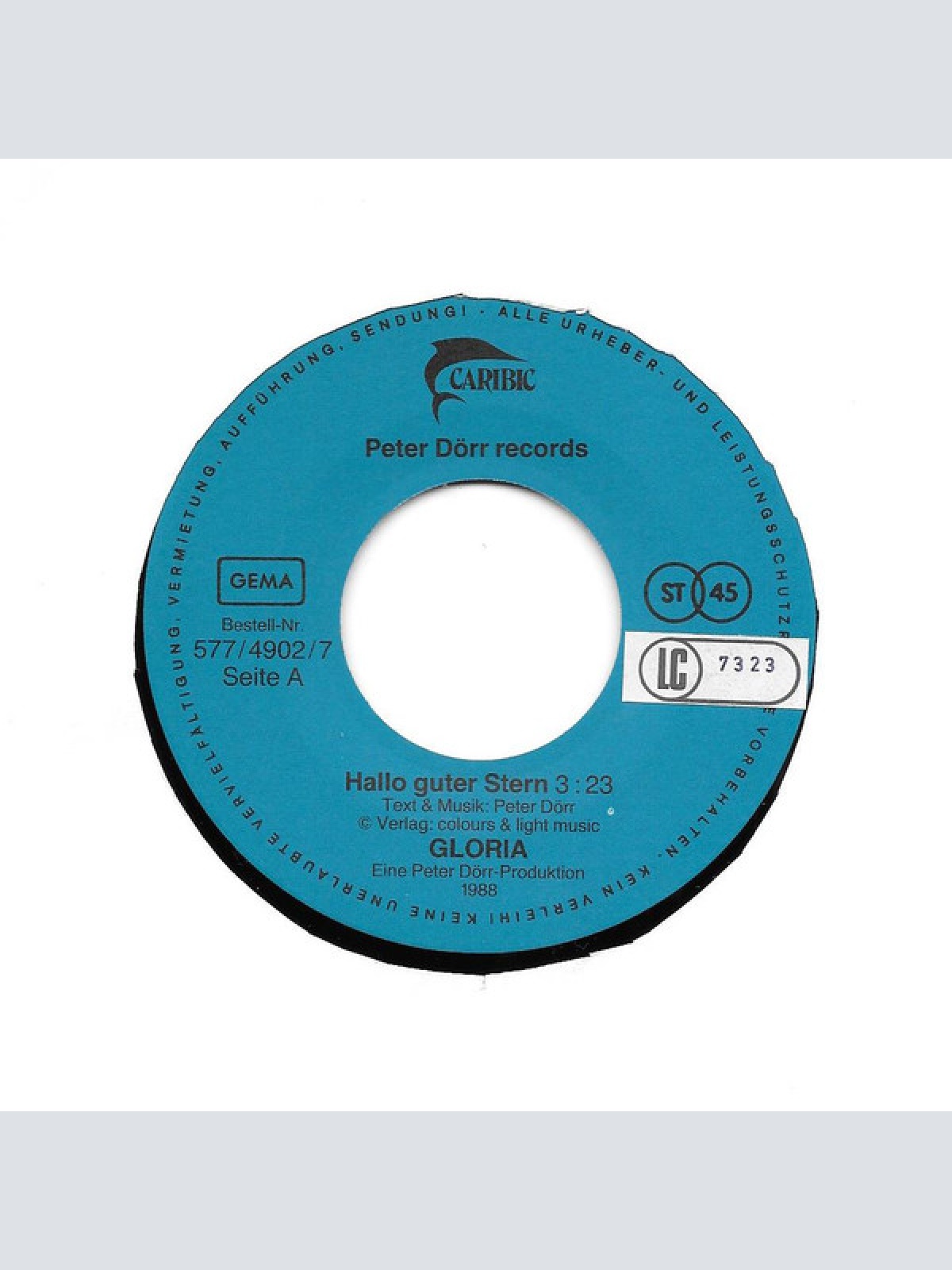 Vinyl / Gloria (5) - Hallo Guter Stern