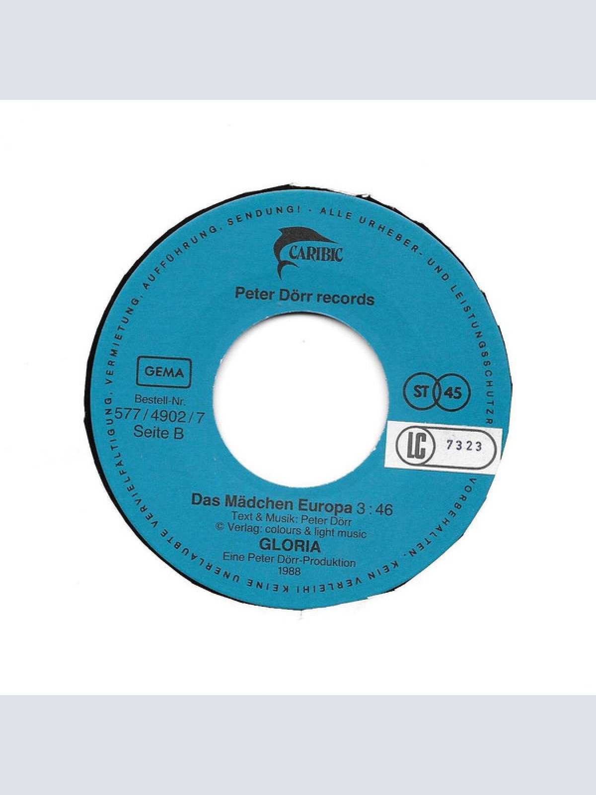 Vinyl / Gloria (5) - Hallo Guter Stern