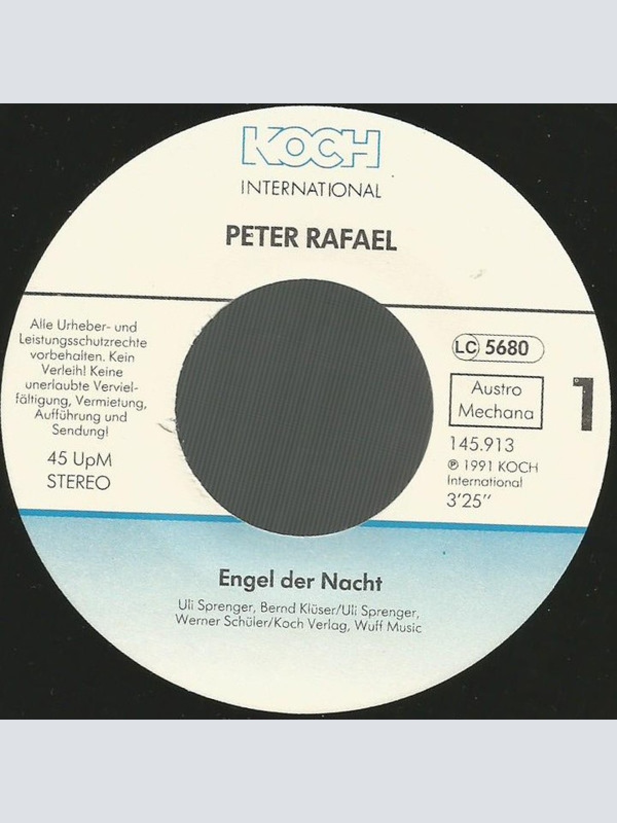 Vinyl / Peter Rafael - Engel Der Nacht