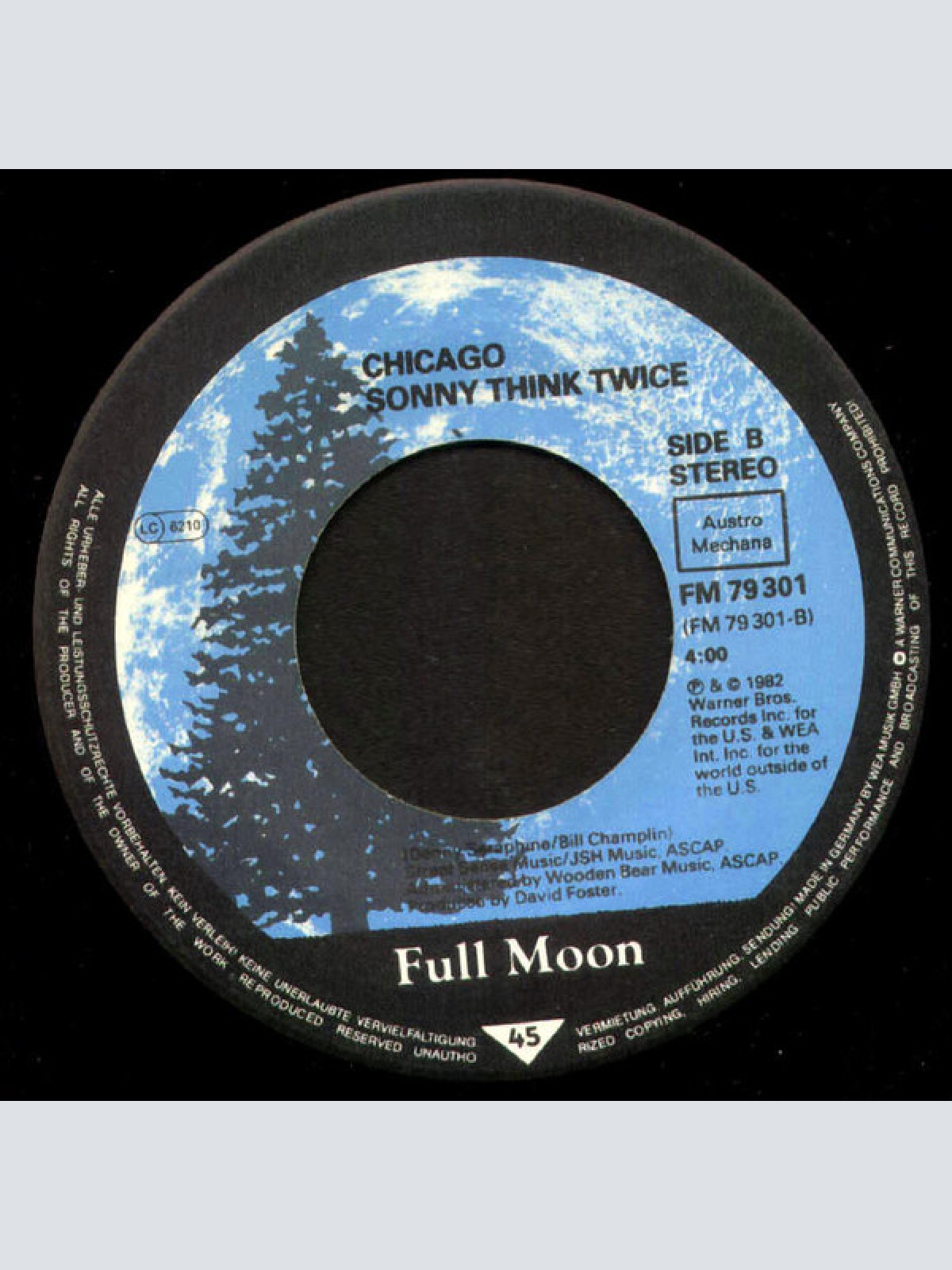 Vinyl / Chicago (2) - Hard To Say I'm Sorry