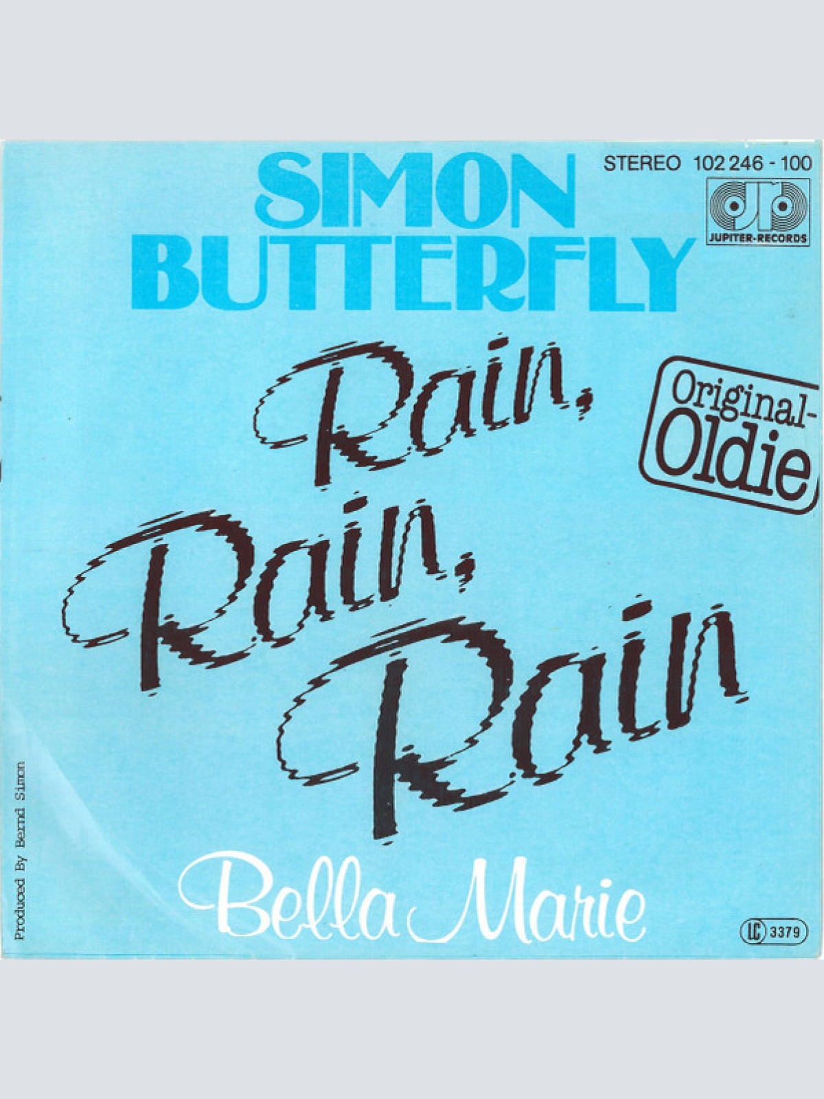 Vinyl / Simon Butterfly - Rain, Rain, Rain