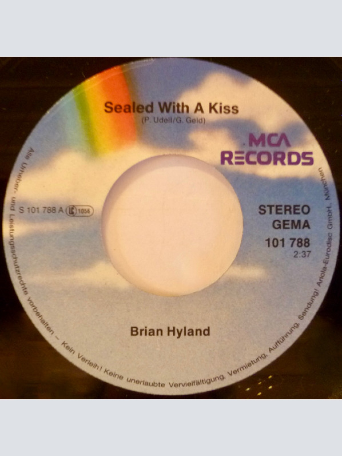 Vinyl / Brian Hyland - Sealed With A Kiss / Ginny Come Lately