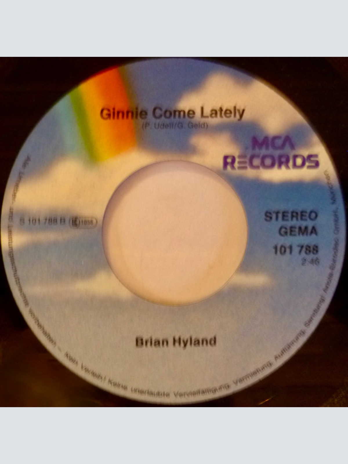 Vinyl / Brian Hyland - Sealed With A Kiss / Ginny Come Lately