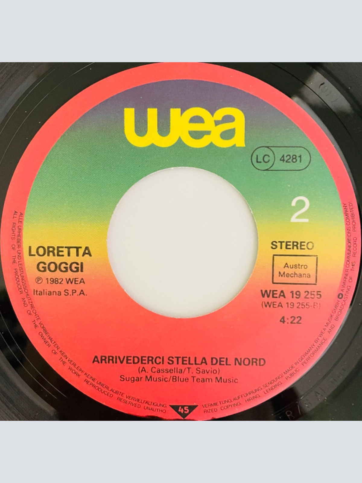 Vinyl / Loretta Goggi - Pieno D'Amore