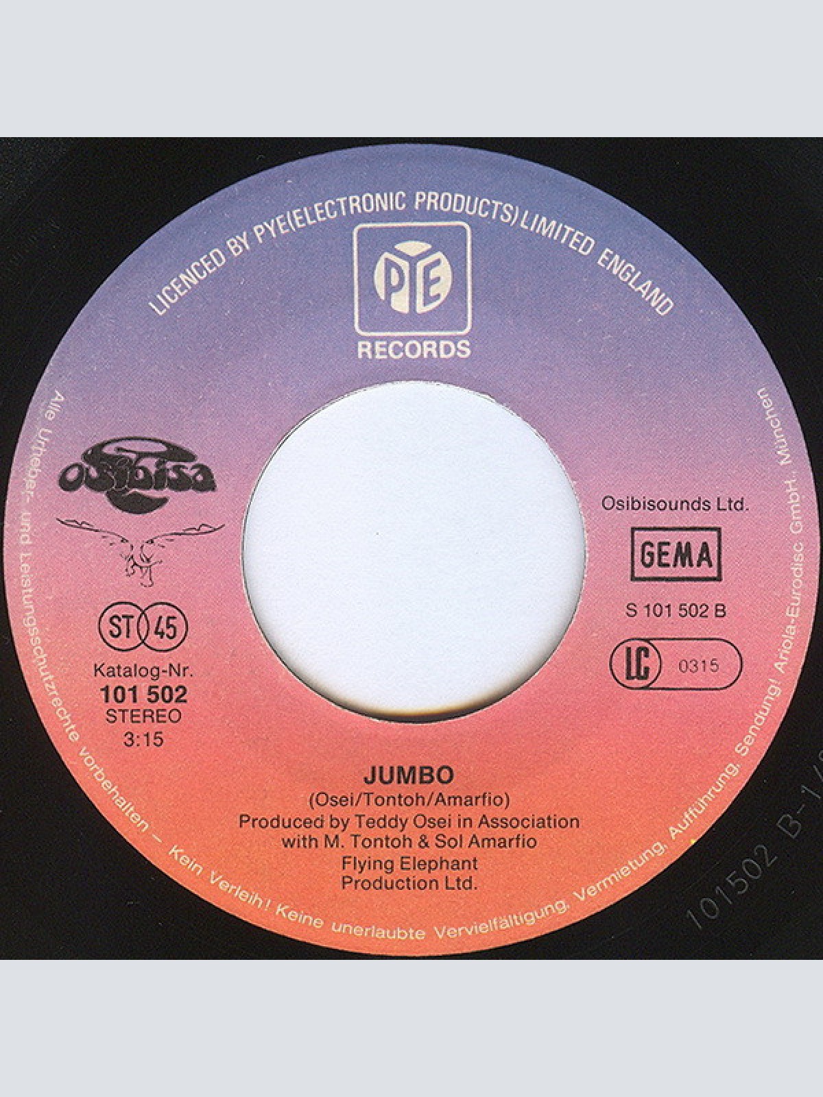 Vinyl / Osibisa - Pata Pata / Jumbo