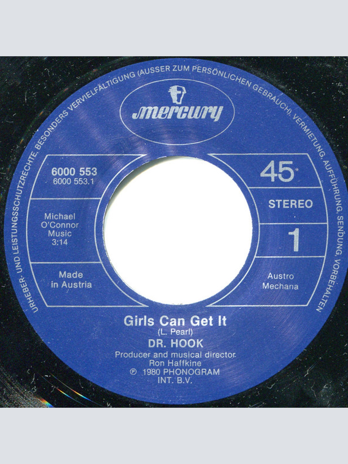 Vinyl / Dr. Hook - Girls Can Get It / Doin' It
