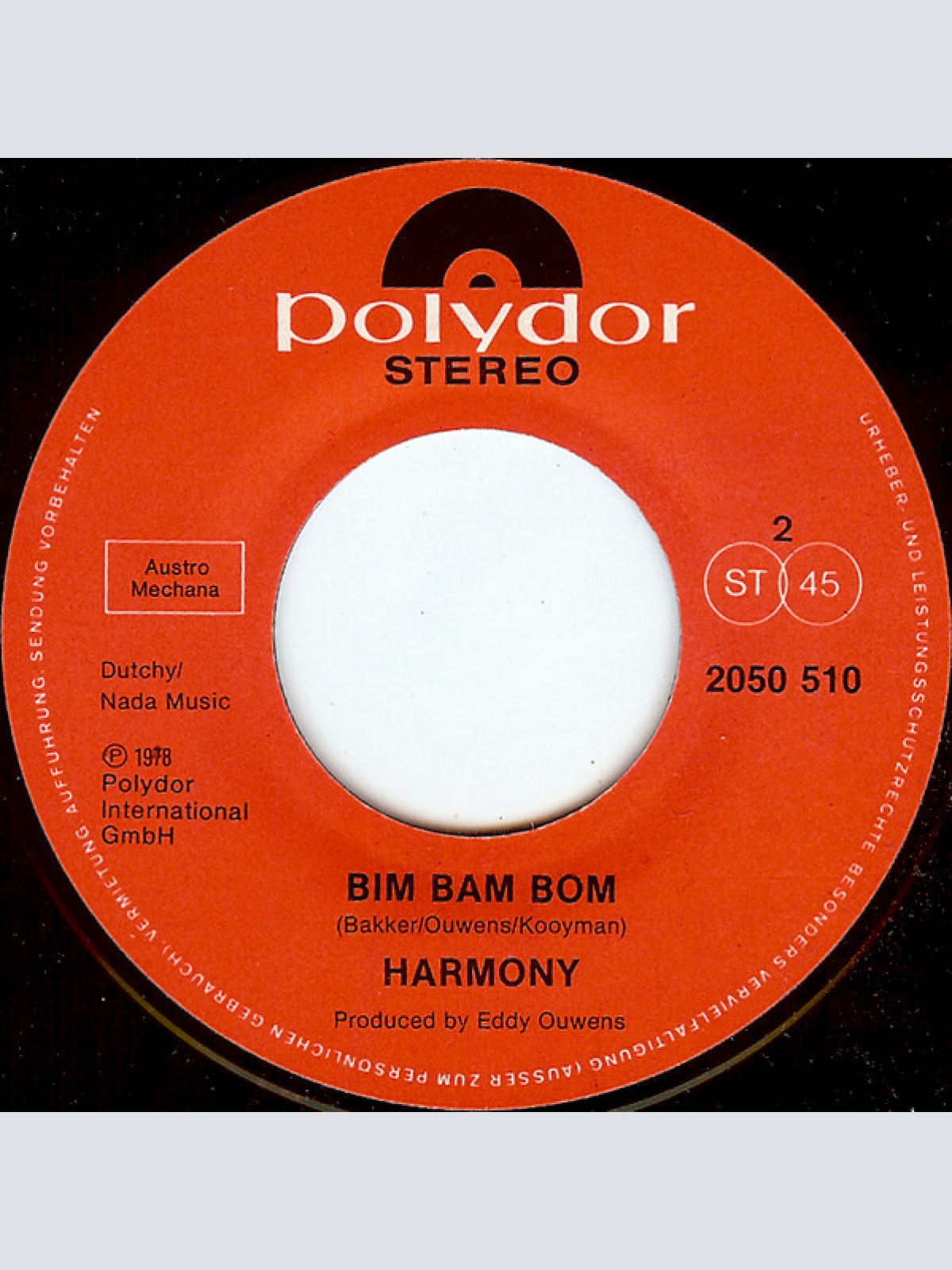 Vinyl / Harmony (12) - It's O.K.