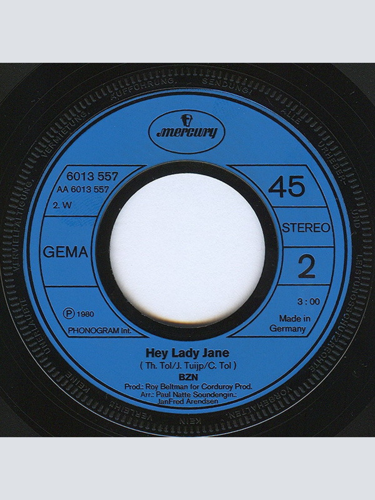 Vinyl / BZN - Pearlydumm