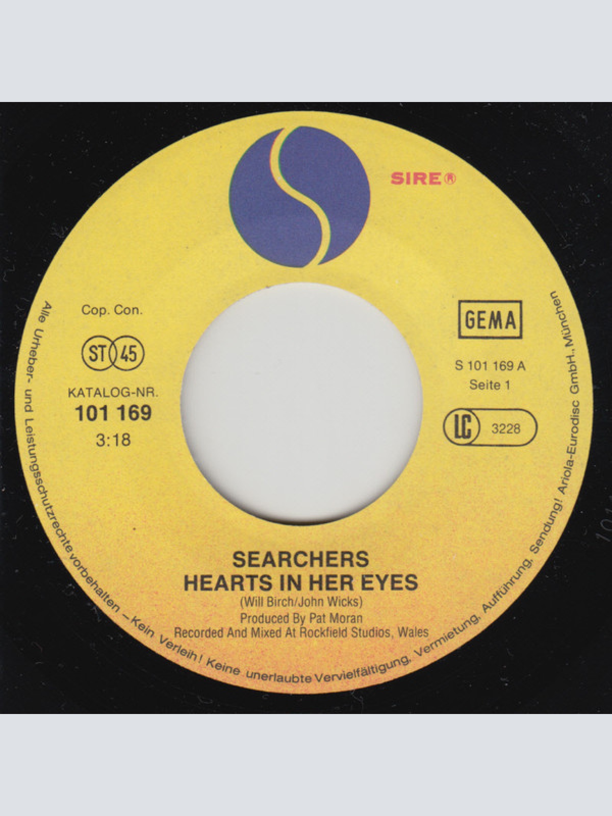 Vinyl / The Searchers - Hearts In Her Eyes