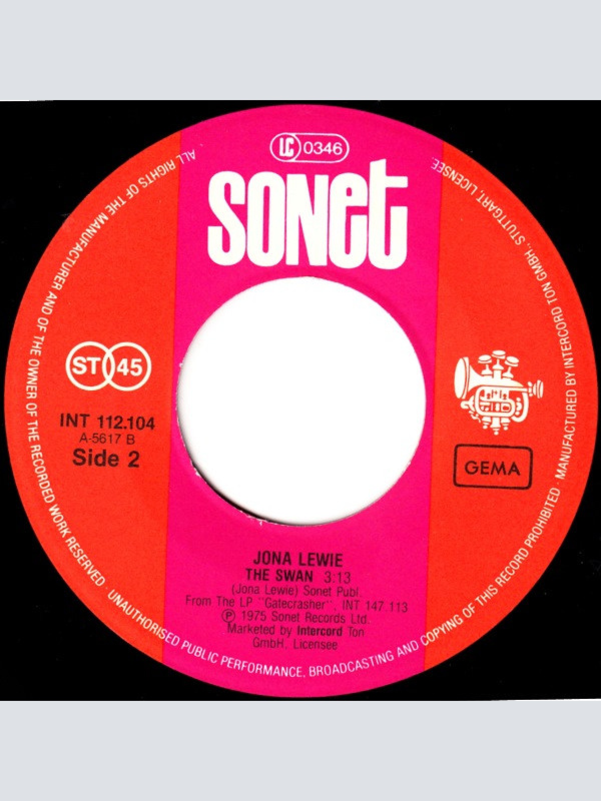 Vinyl / Jona Lewie - Come Away