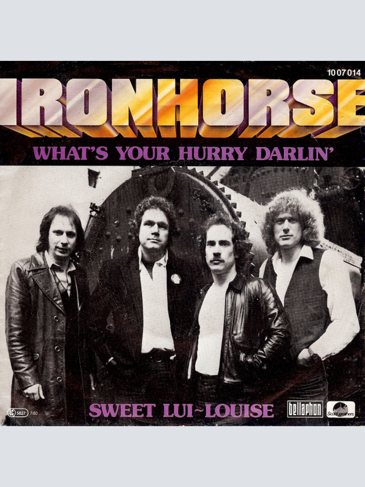 Vinyl / Ironhorse - What's Your Hurry Darlin' / Sweet Lui-Louise