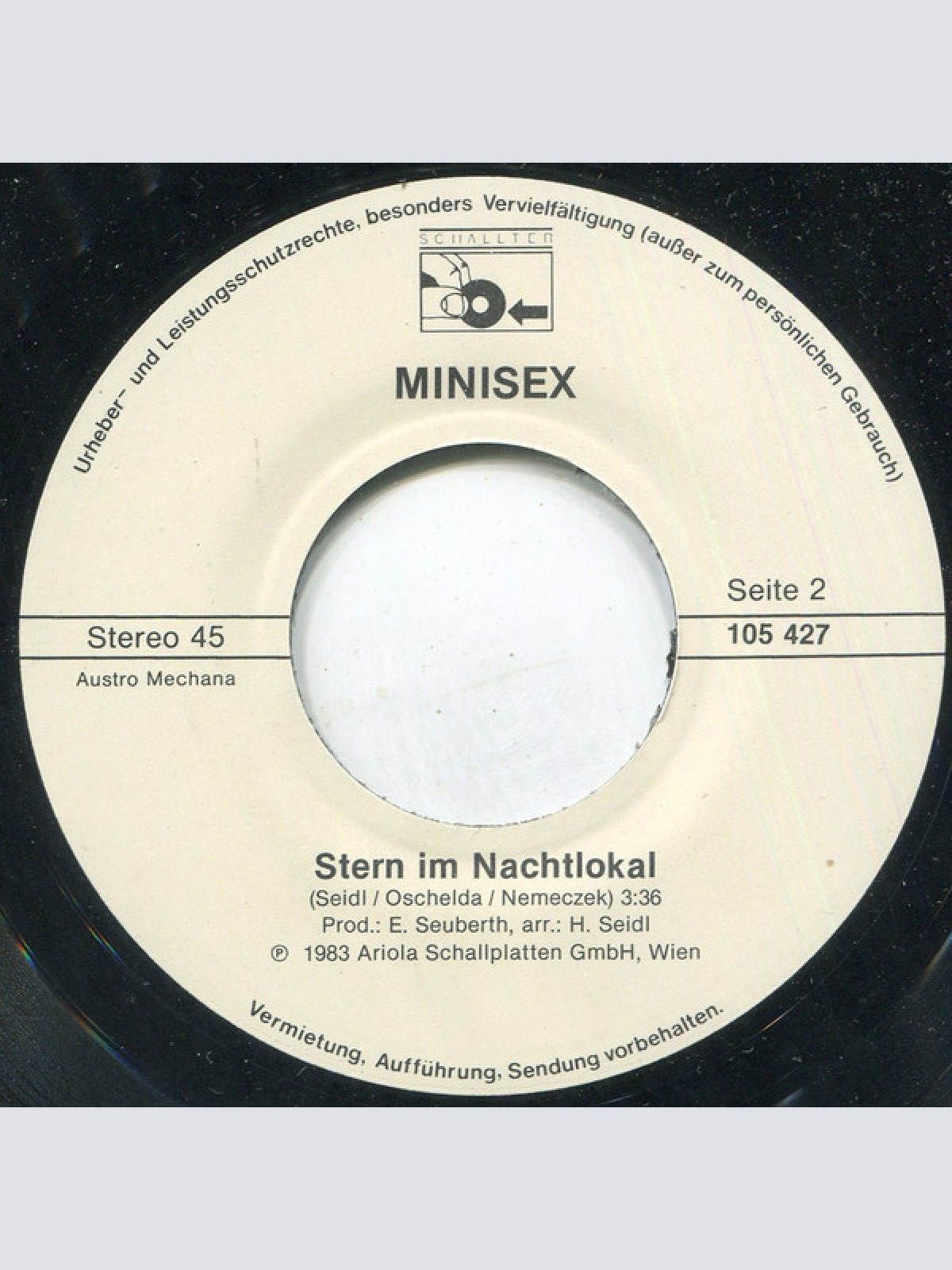 Vinyl / Minisex - Heiße Spur / Stern Im Nachtlokal