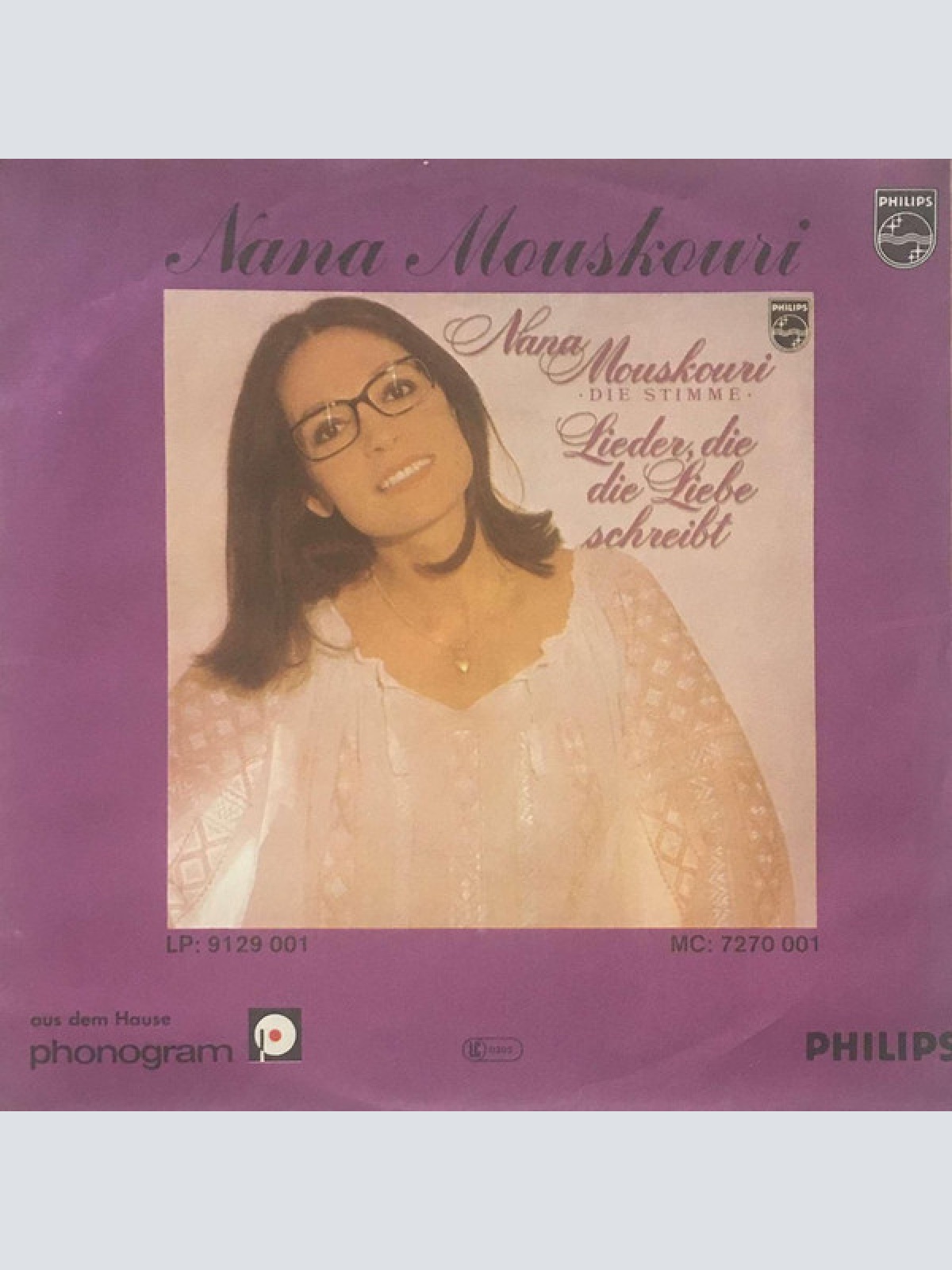 Vinyl / Nana Mouskouri - Lieder, Die Die Liebe Schreibt