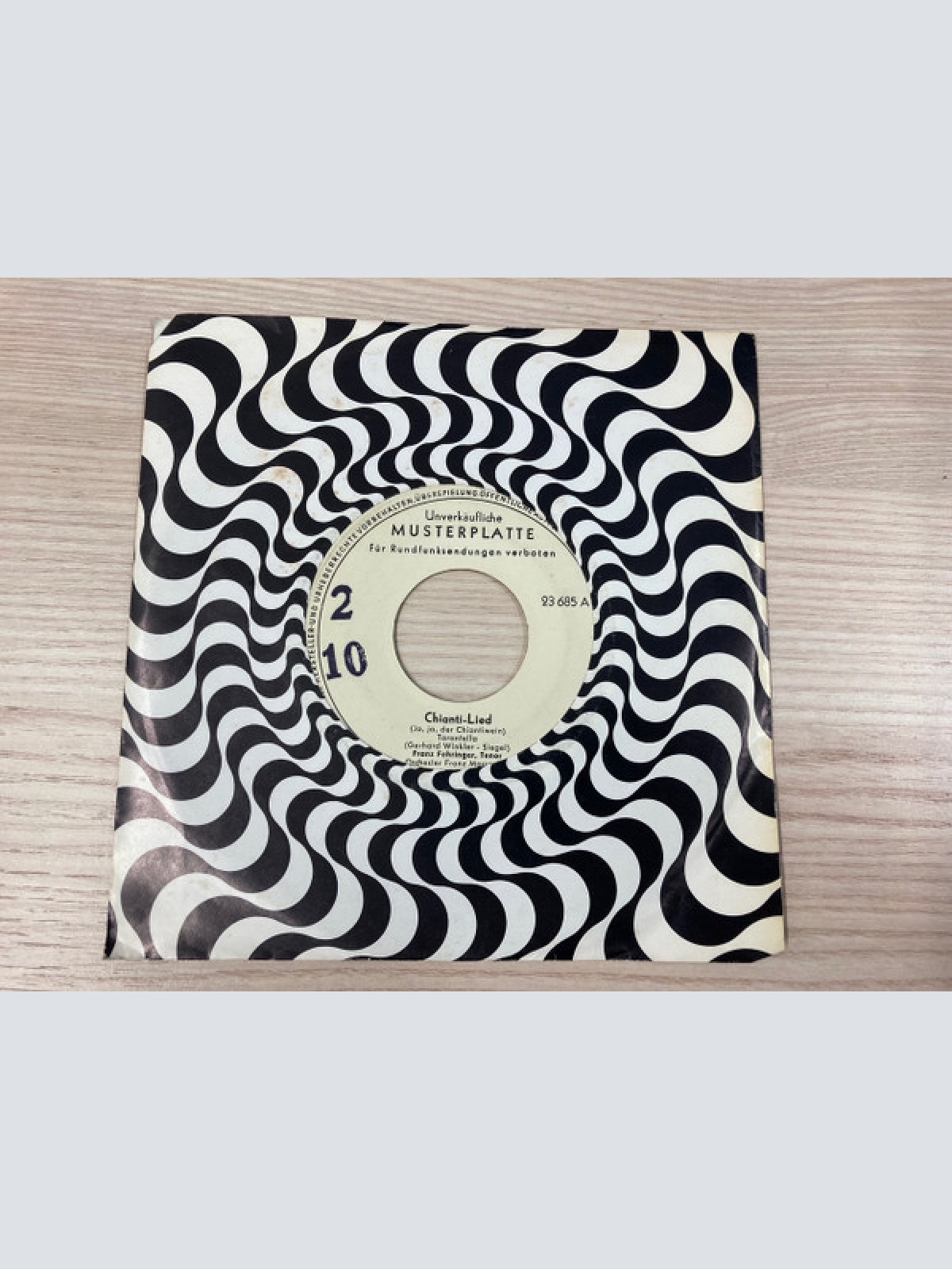 Vinyl / Franz Fehringer - Chianti-Lied