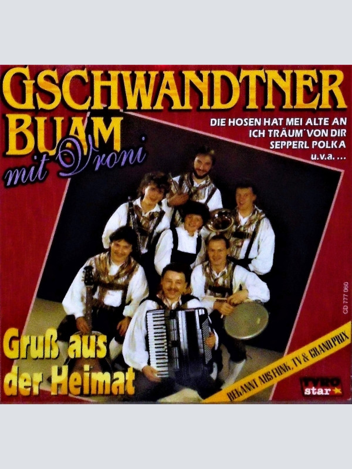 CD / Gschwandtner Buam Mit Vroni (2) - Gruß Aus Der Heimat