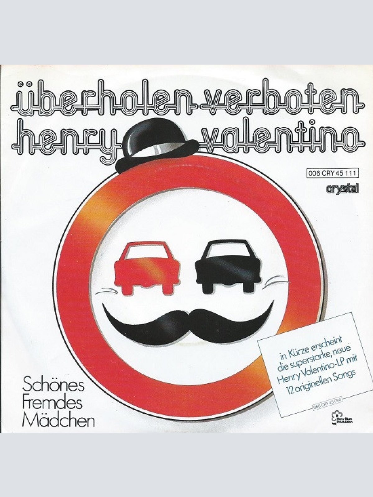Vinyl / Henry Valentino - Überholen Verboten