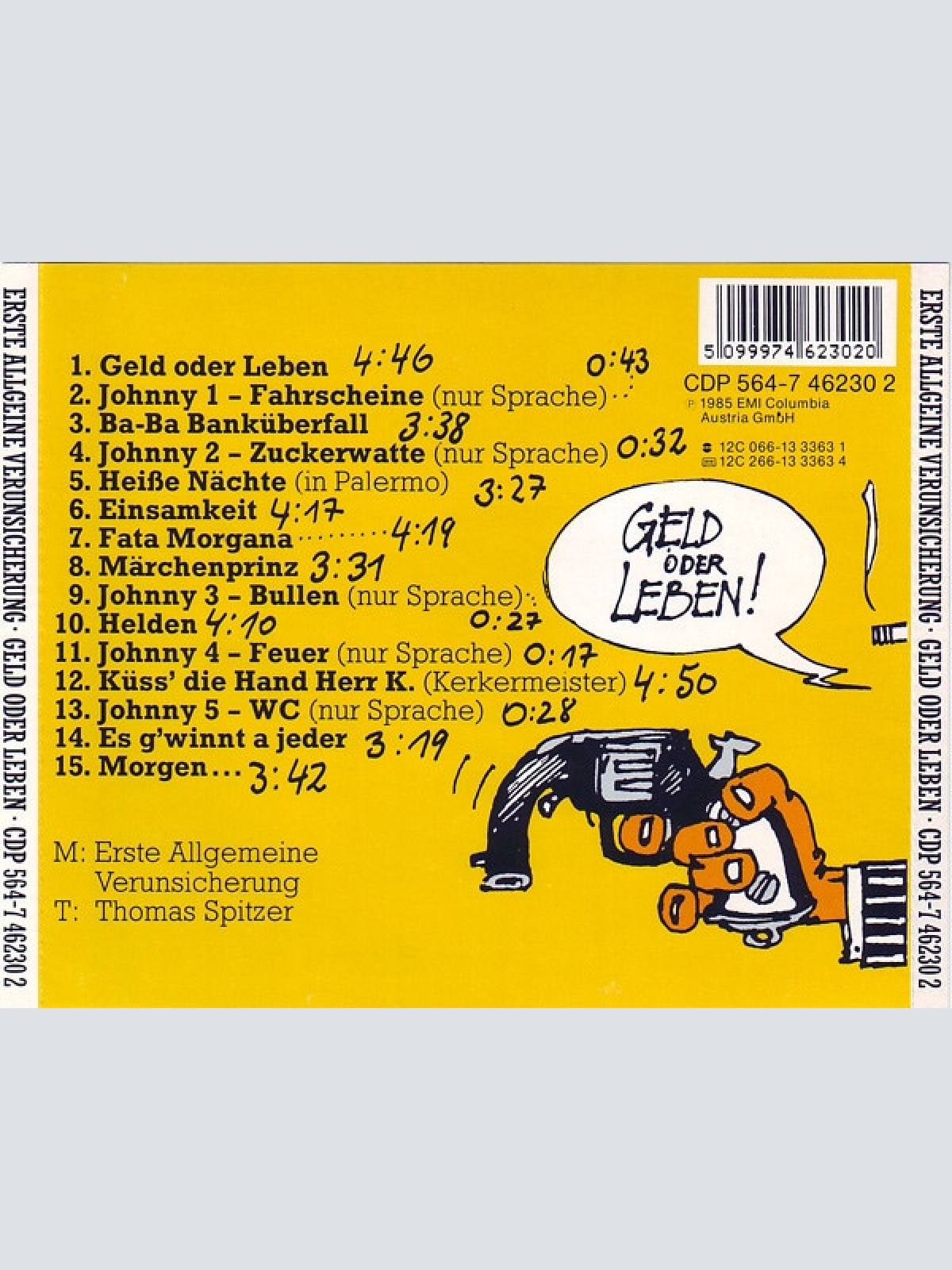 CD / Erste Allgemeine Verunsicherung* - Geld Oder Leben!