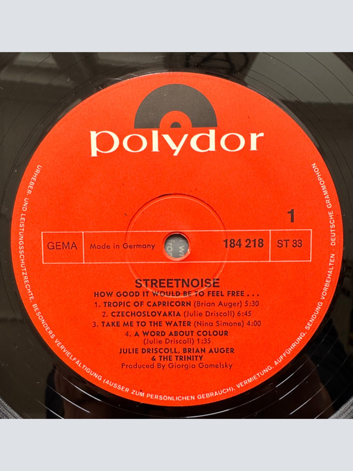 Vinyl / Julie Driscoll, Brian Auger & The Trinity - Streetnoise