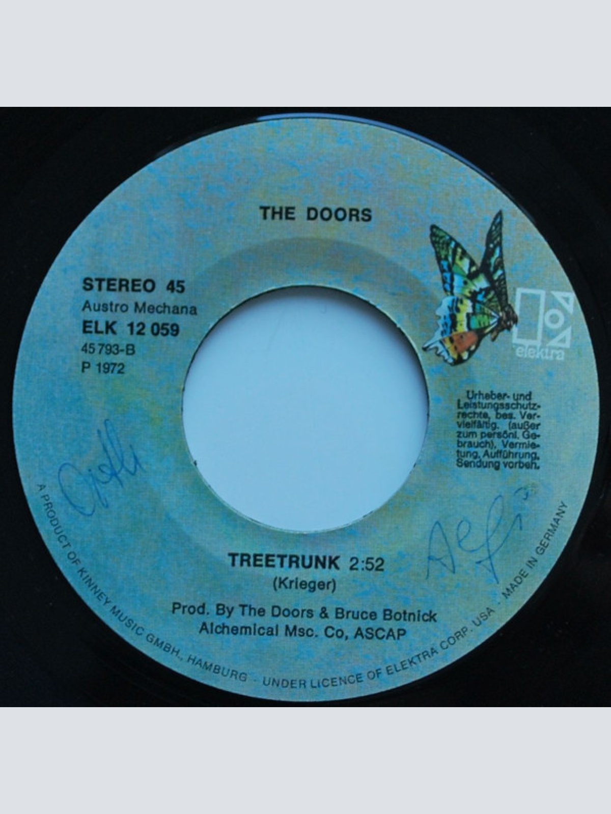 Vinyl / The Doors - Get Up And Dance / Treetrunk