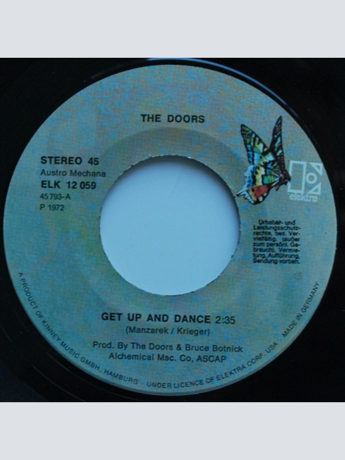 Vinyl / The Doors - Get Up And Dance / Treetrunk