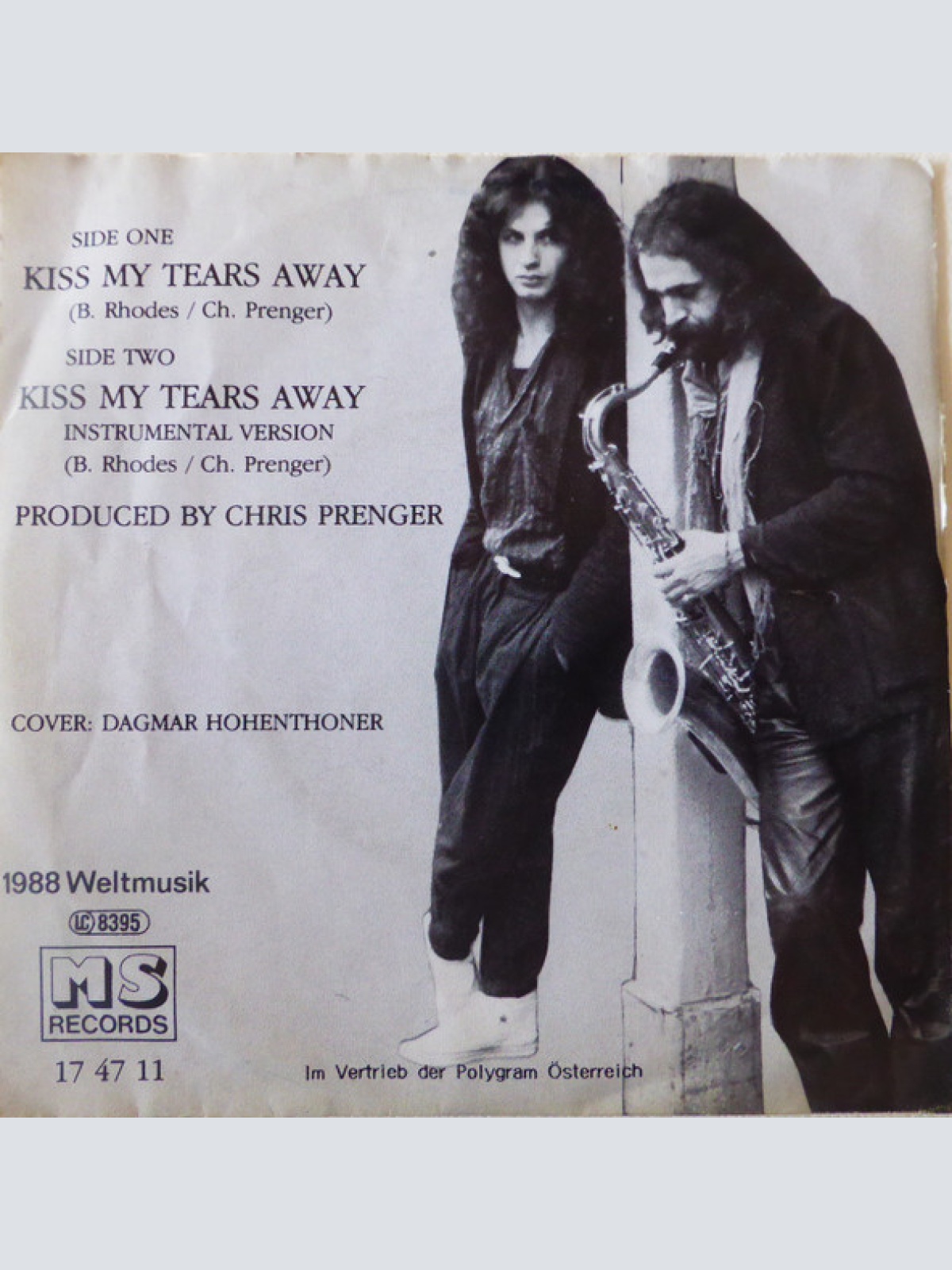 Vinyl / Bernie Rhodes - Kiss My Tears Away