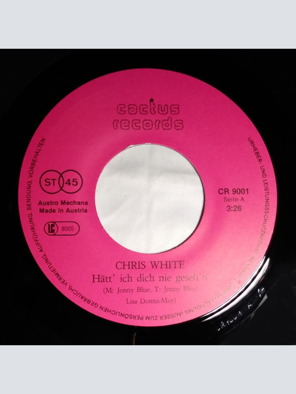 Vinyl / Chris White (10) - Hätt' Ich Dich Nie Geseh'n