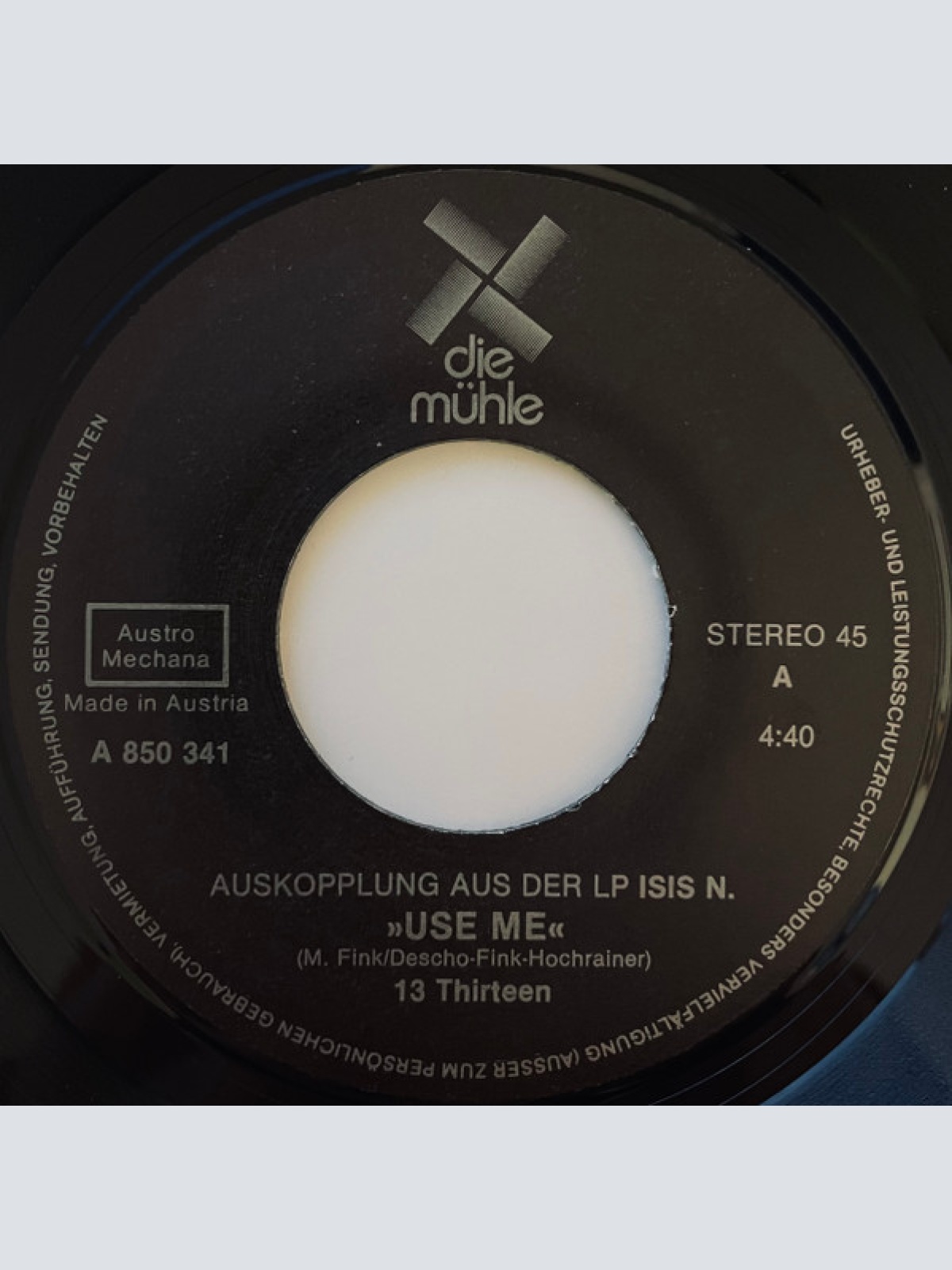 Vinyl / 13 Thirteen - Use Me