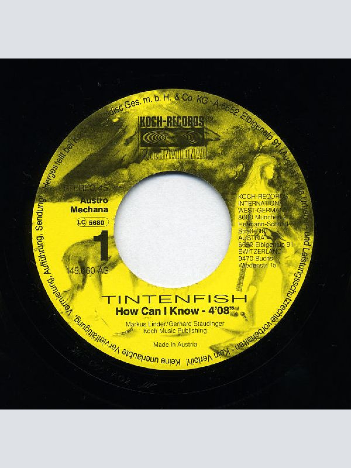 Vinyl / Tintenfish - How Can I Know