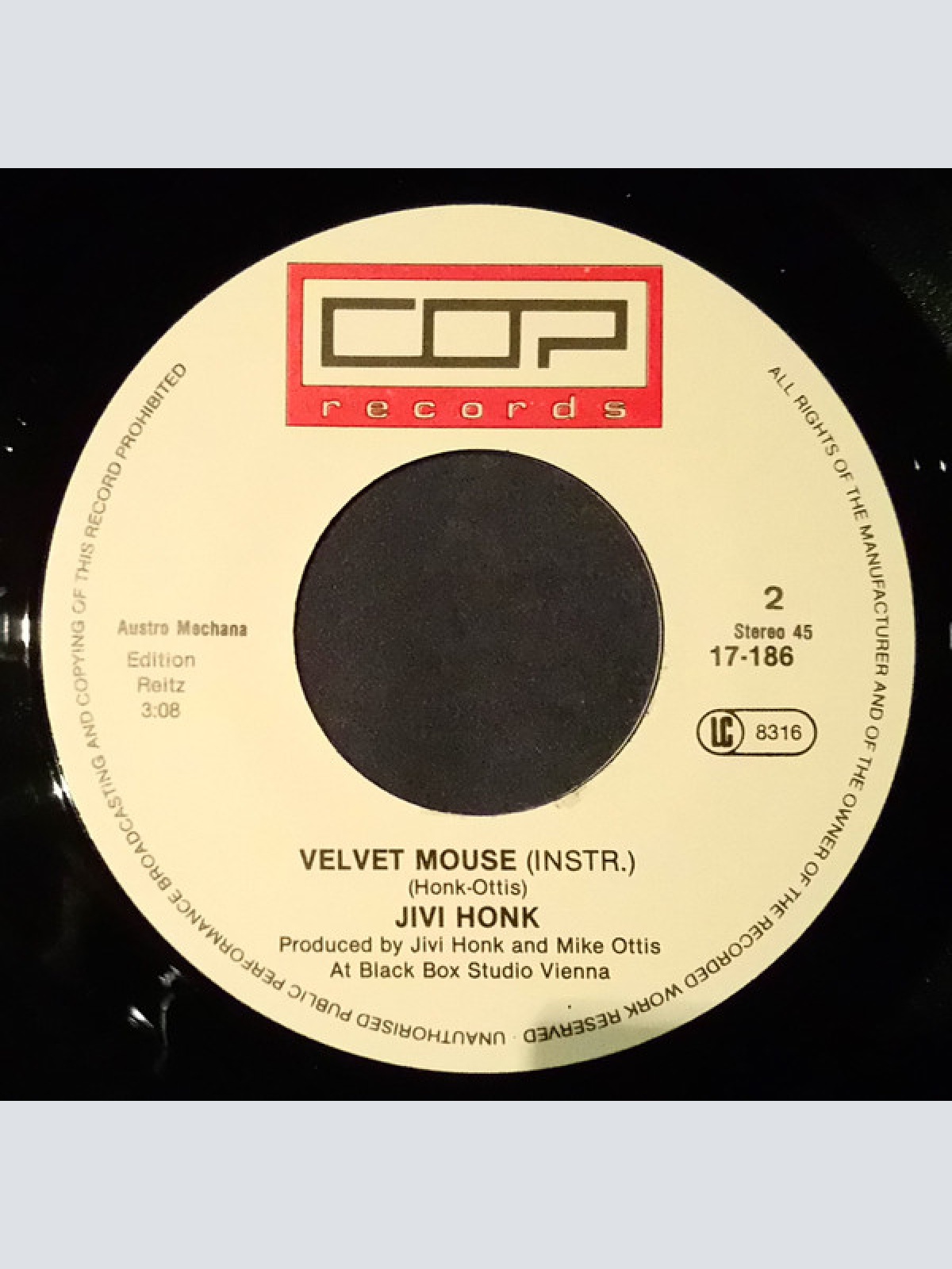 Vinyl / Jivi Honk - When I Dance The Samba