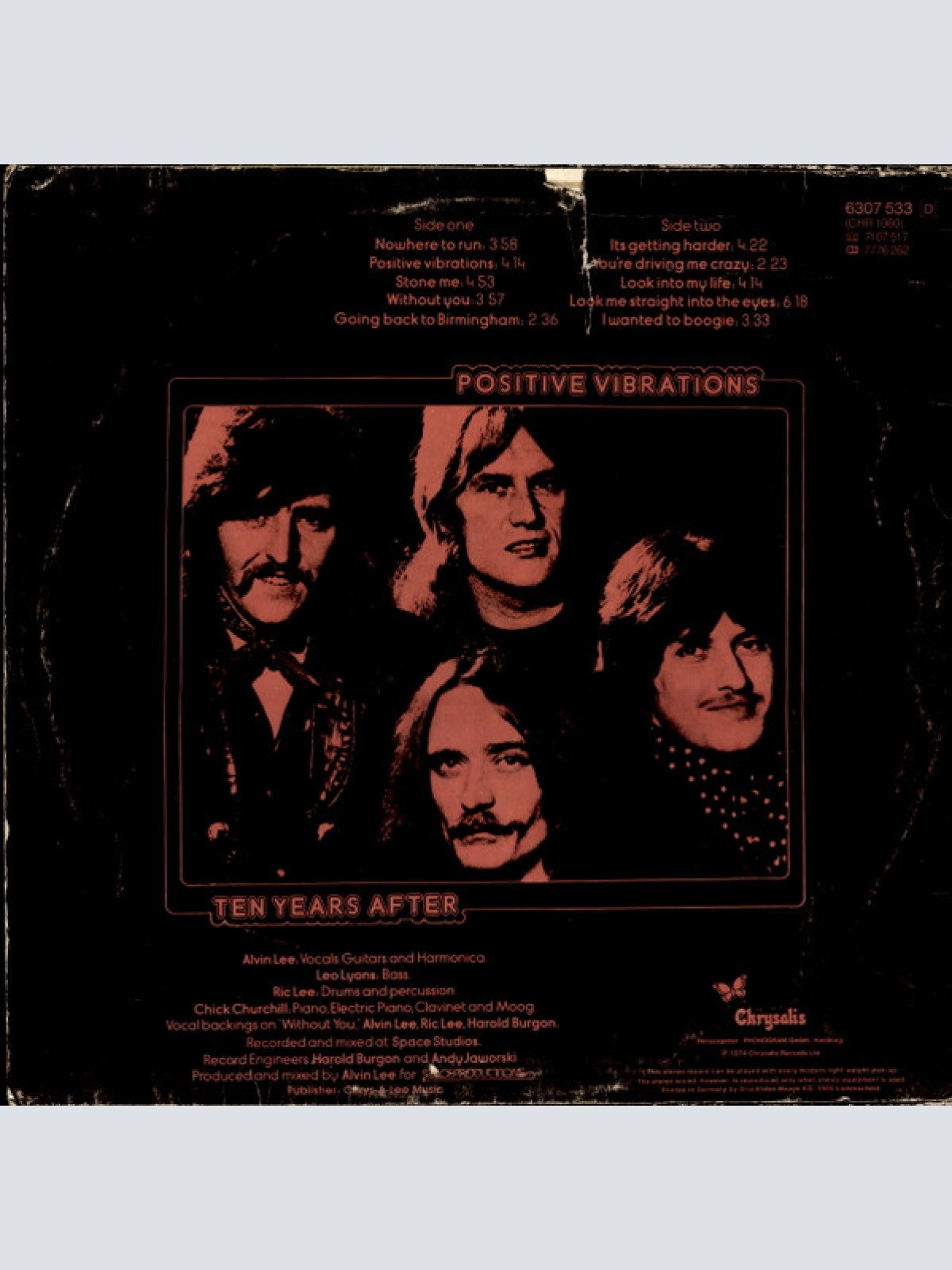 Vinyl / Ten Years After - Positive Vibrations