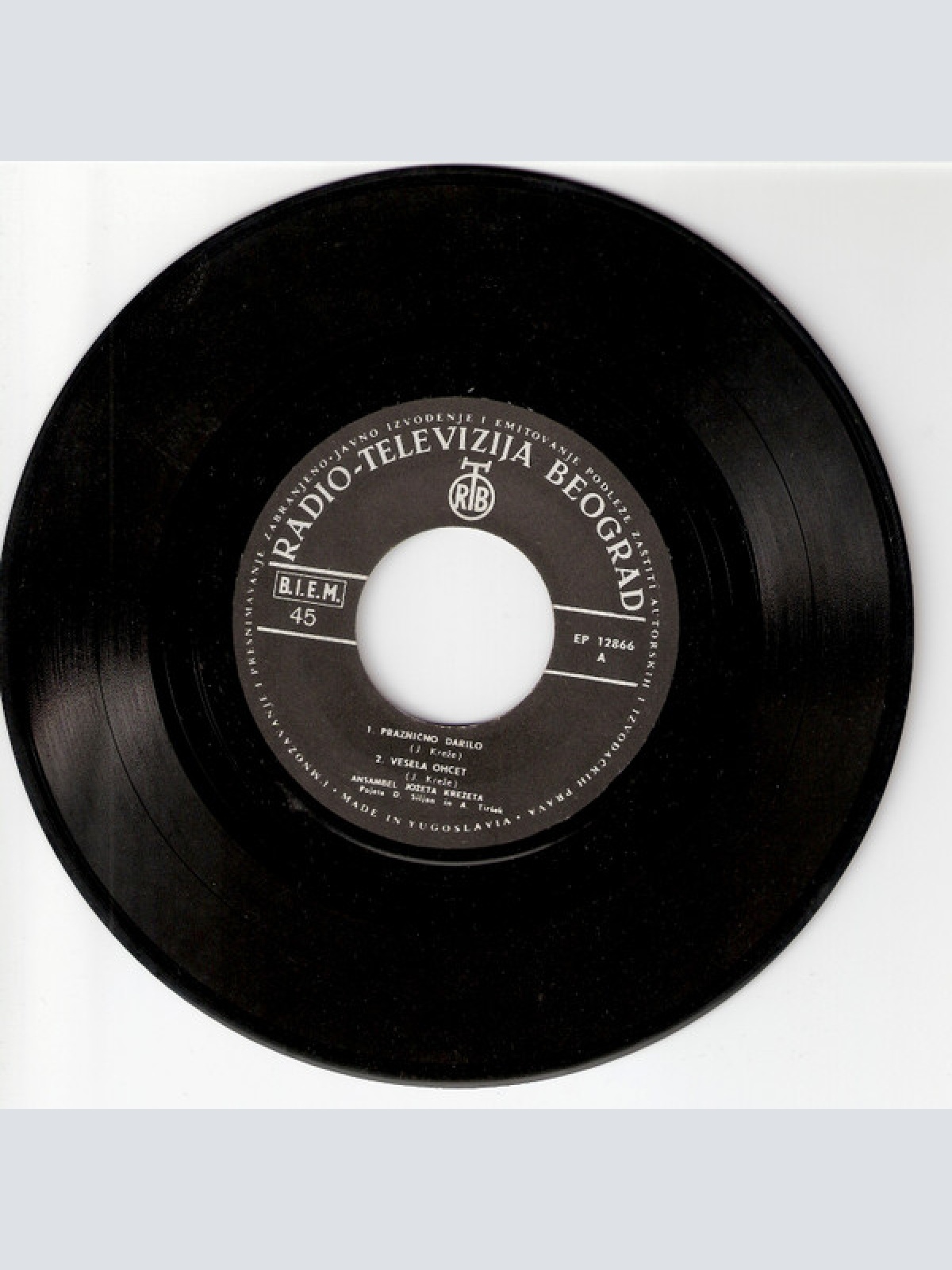 Vinyl / Ansambel Jožeta Krežeta - Praznično Darilo