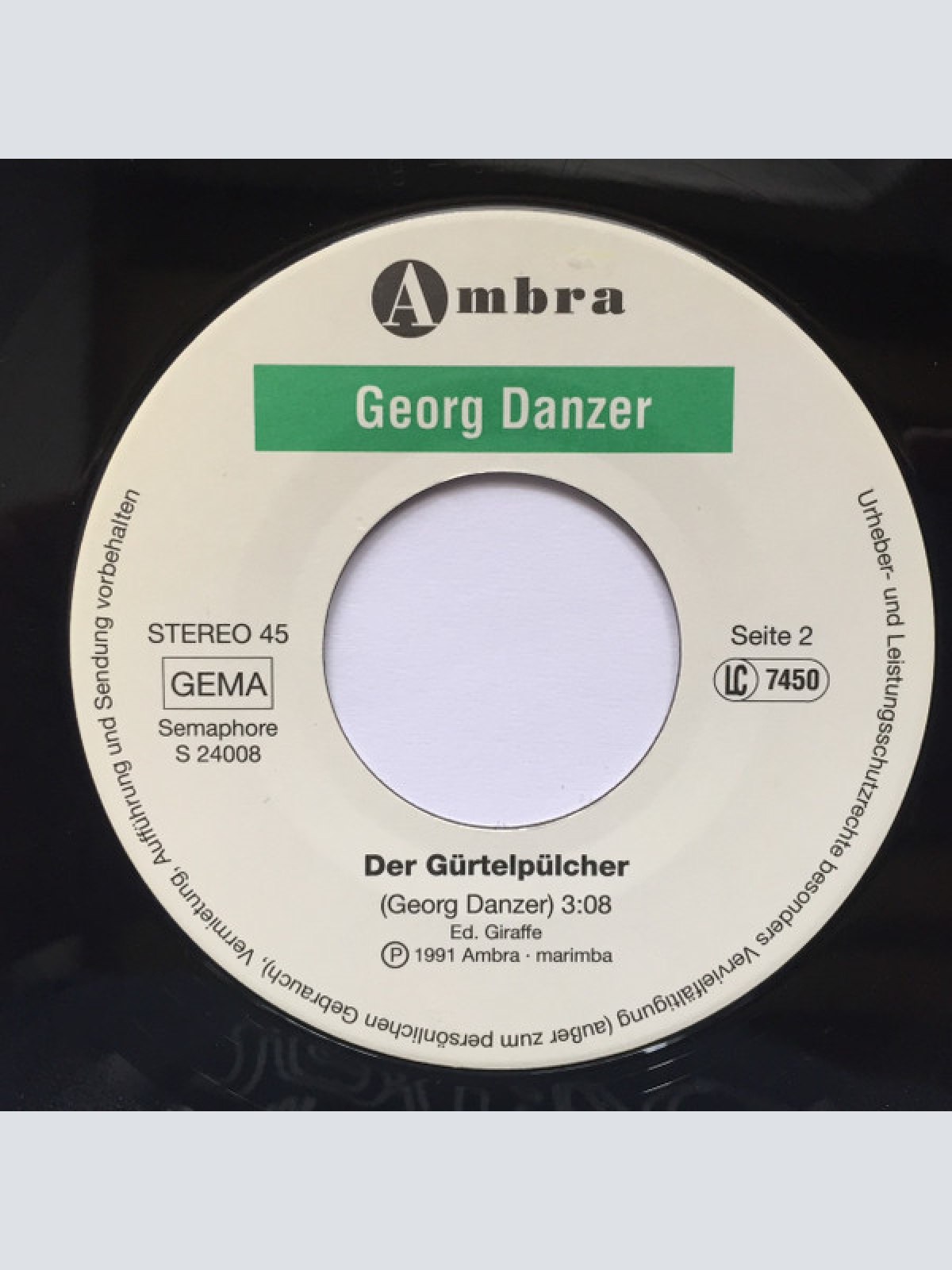 Vinyl / Danzer* & Prokopetz* - Sei Imma Höflich!