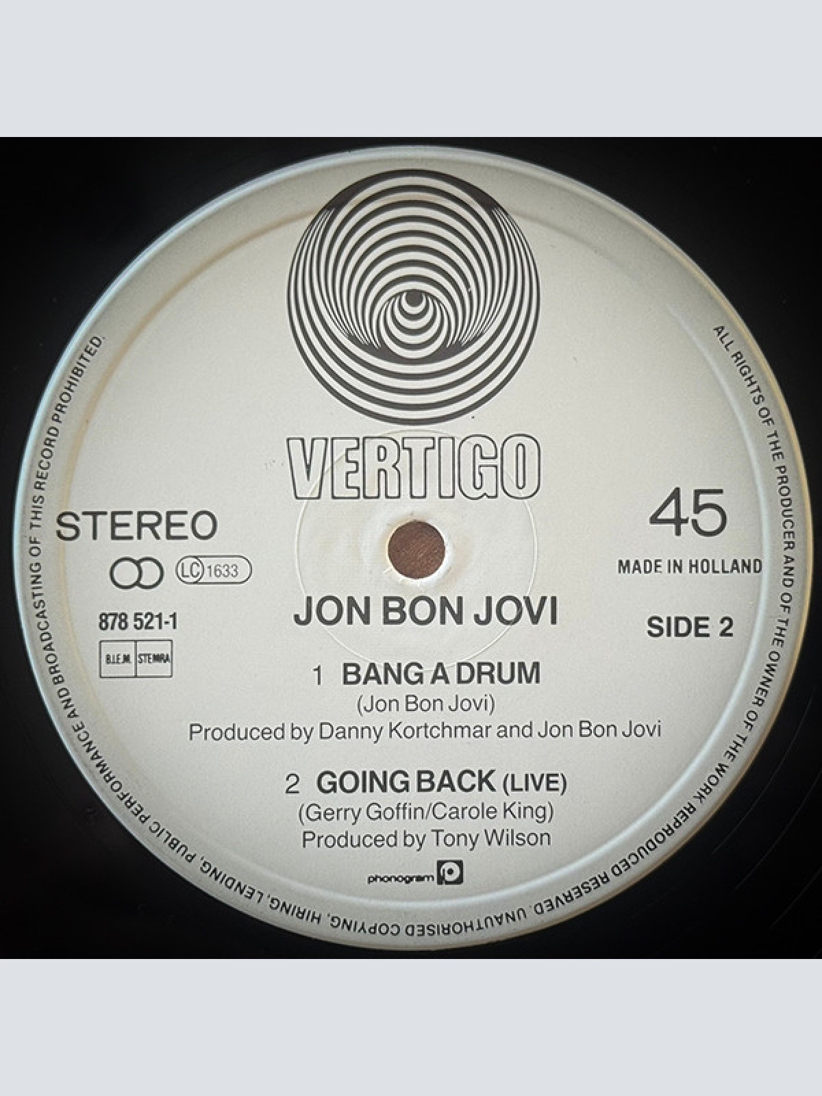 Vinyl / Jon Bon Jovi - Miracle