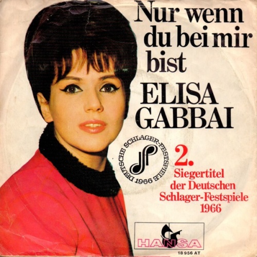 Vinyl / Elisa Gabbai - Nur Wenn Du Bei Mir Bist