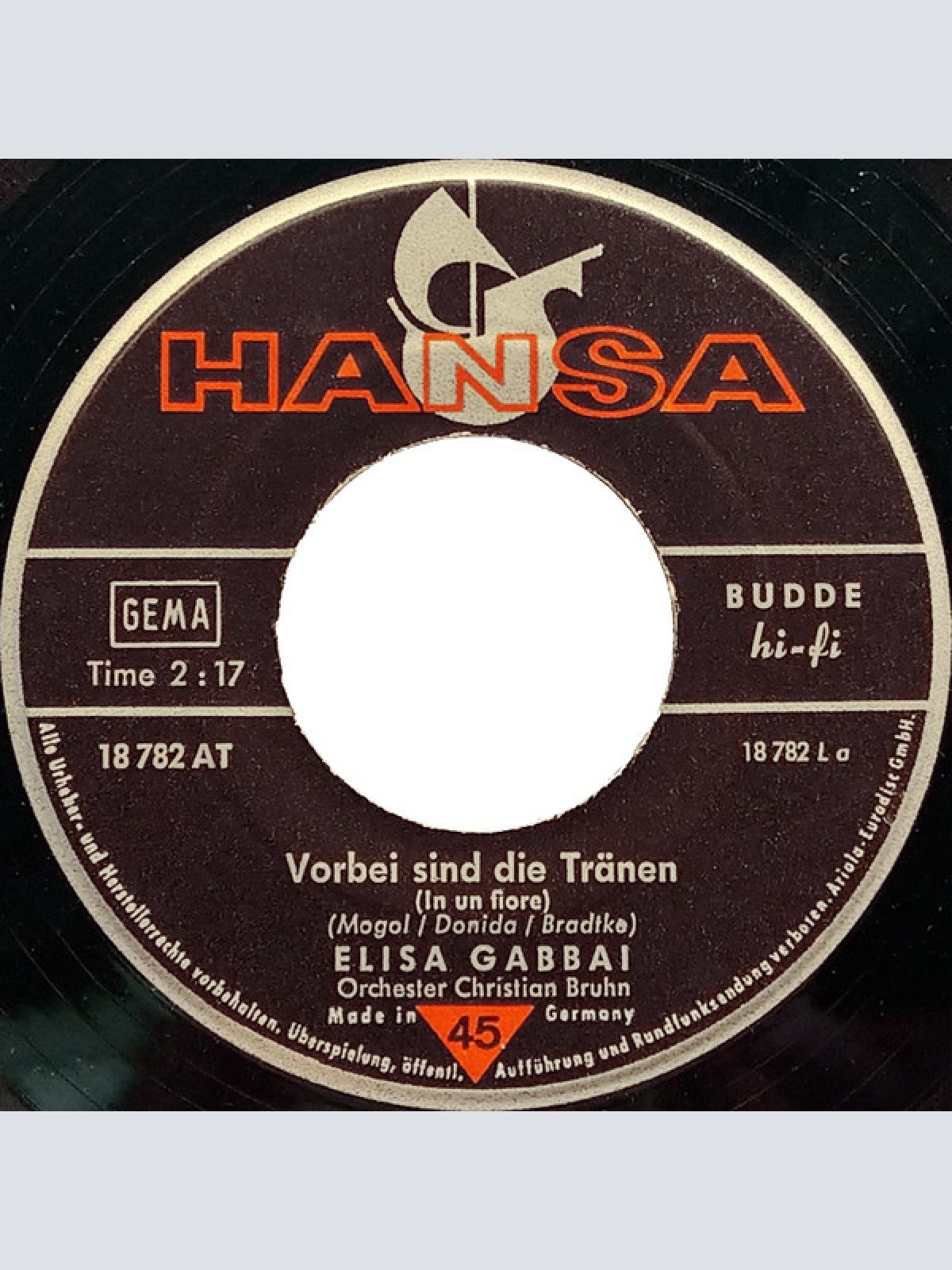 Vinyl / Elisa Gabbai - Vorbei Sind Die Tränen