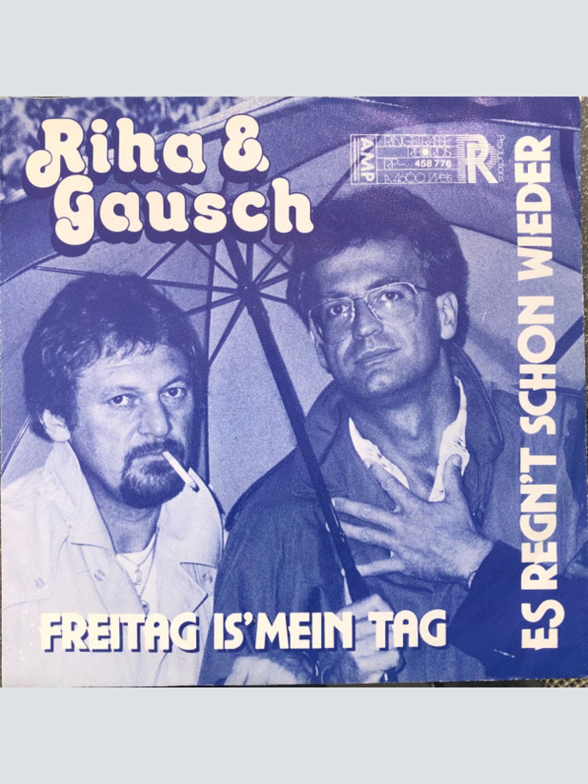 Vinyl / Riha & Gausch - Freitag Is' Mein Tag / Es Regn't Schon Wieder