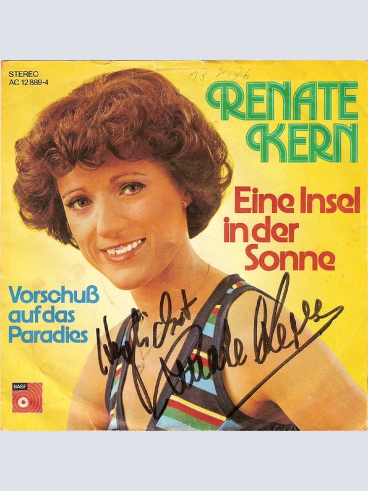 Vinyl / Renate Kern - Eine Insel In Der Sonne