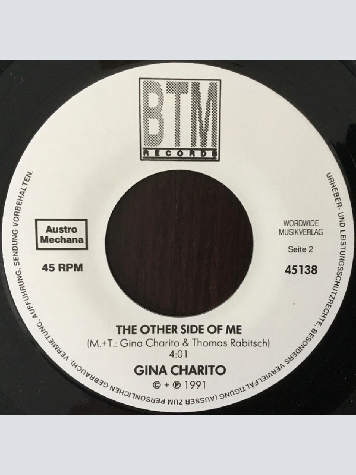 Vinyl / Gina Charito - Good Bye