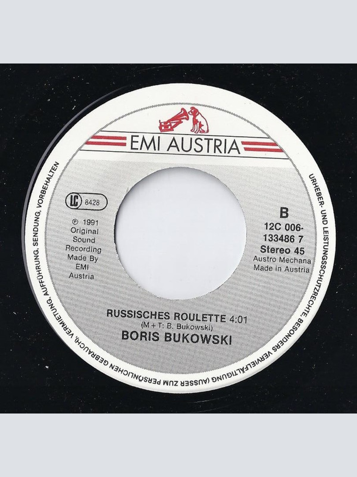 Vinyl / Boris Bukowski - Ich Bin Müde