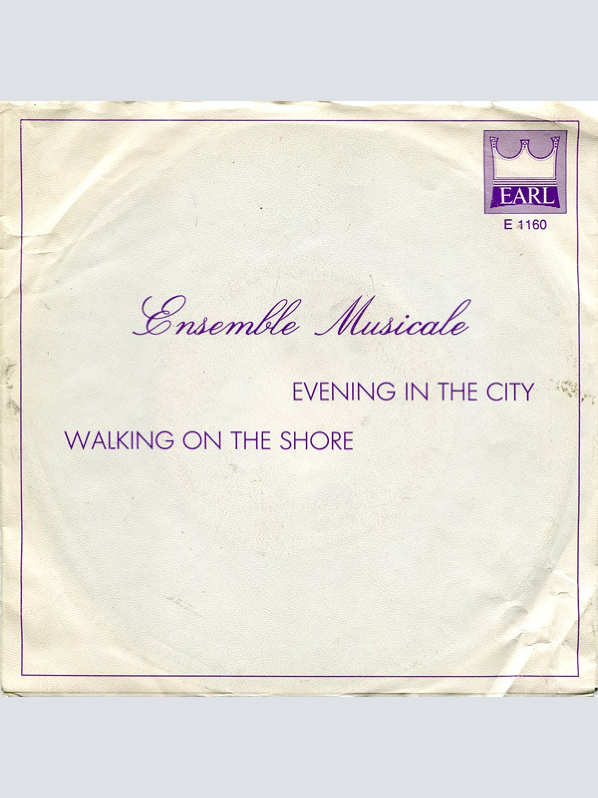 Vinyl / Ensemble Musicale - Evening In The City / Walking On The Shore